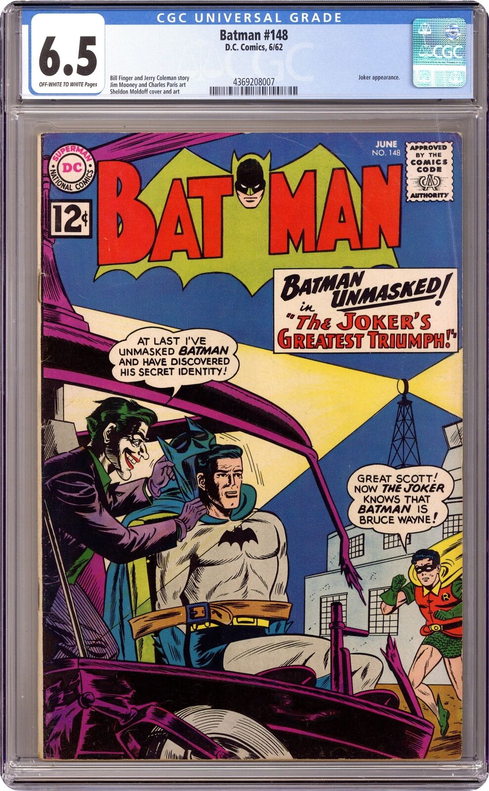 Batman #148 CGC 6.5 1962 4369208007
