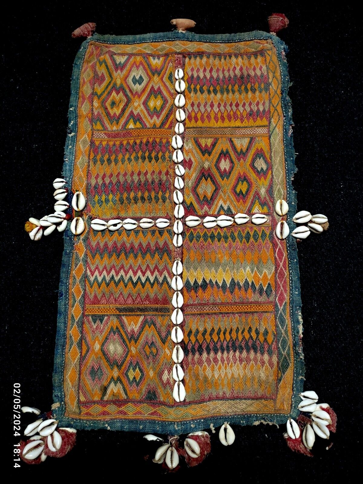 antique Indian vintage banjara tribal rabari kutchi ethnic handmade decor patch