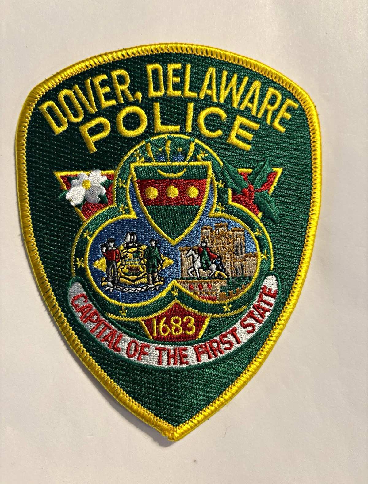 Dover, Delaware Police Embroidered Patch \ Dover, Delaware Police Embroidered Patch \