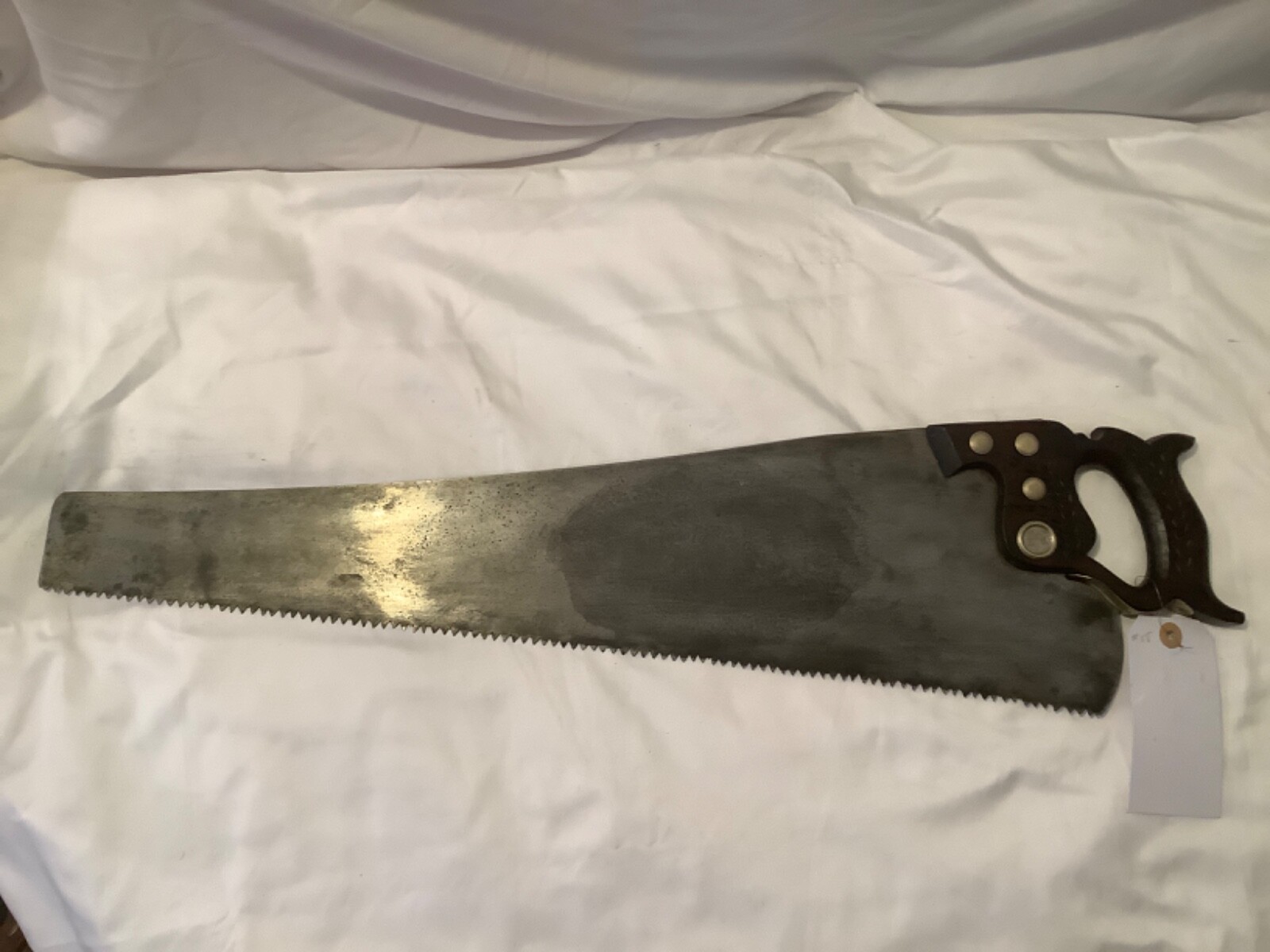 Vintage Antique EC Simonds Klean Kutter  Washington DC Handsaw w/ Etching Carpen