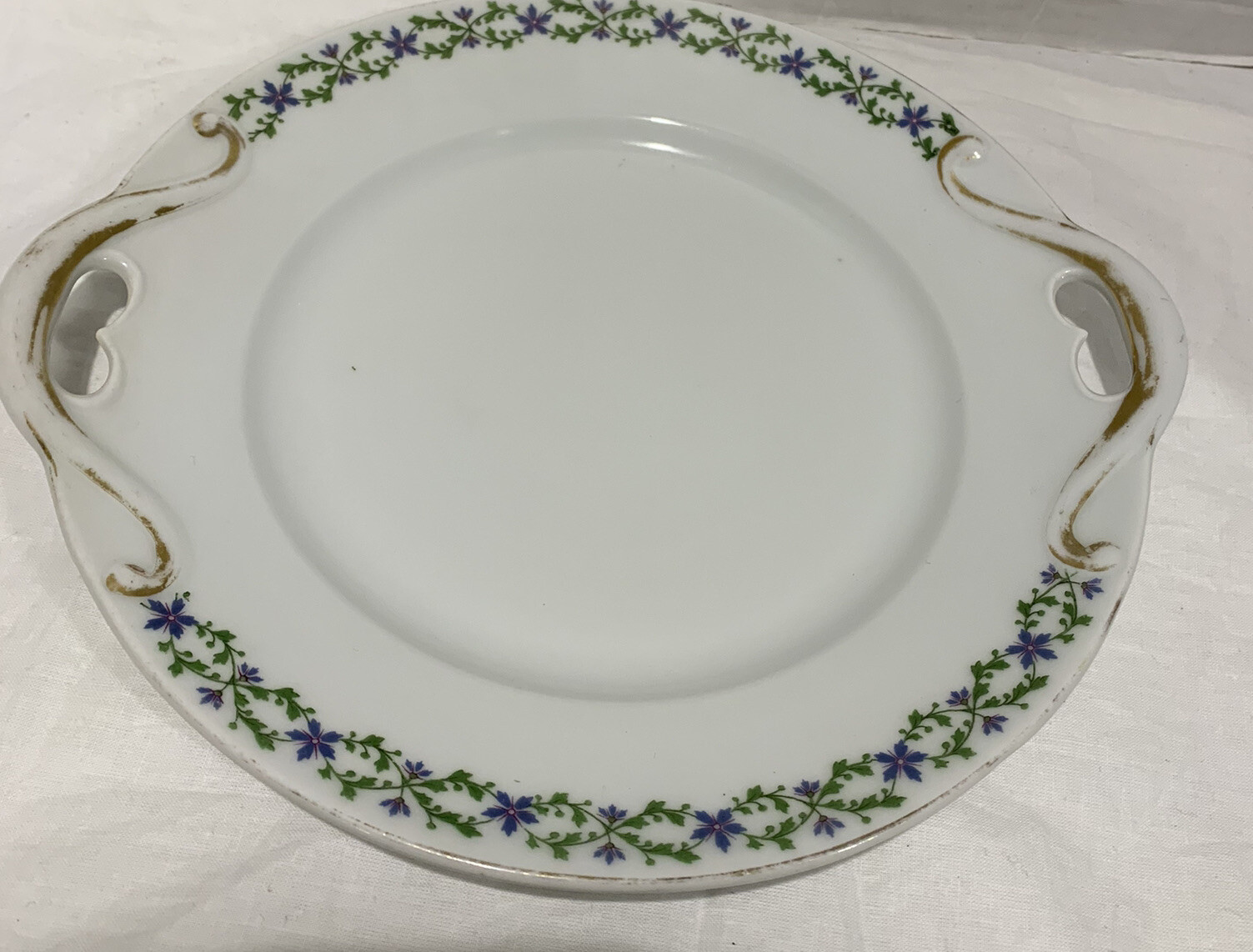 Bassett Limoges Austria, Small Platter, Early 1900\'s Antique Porcelain