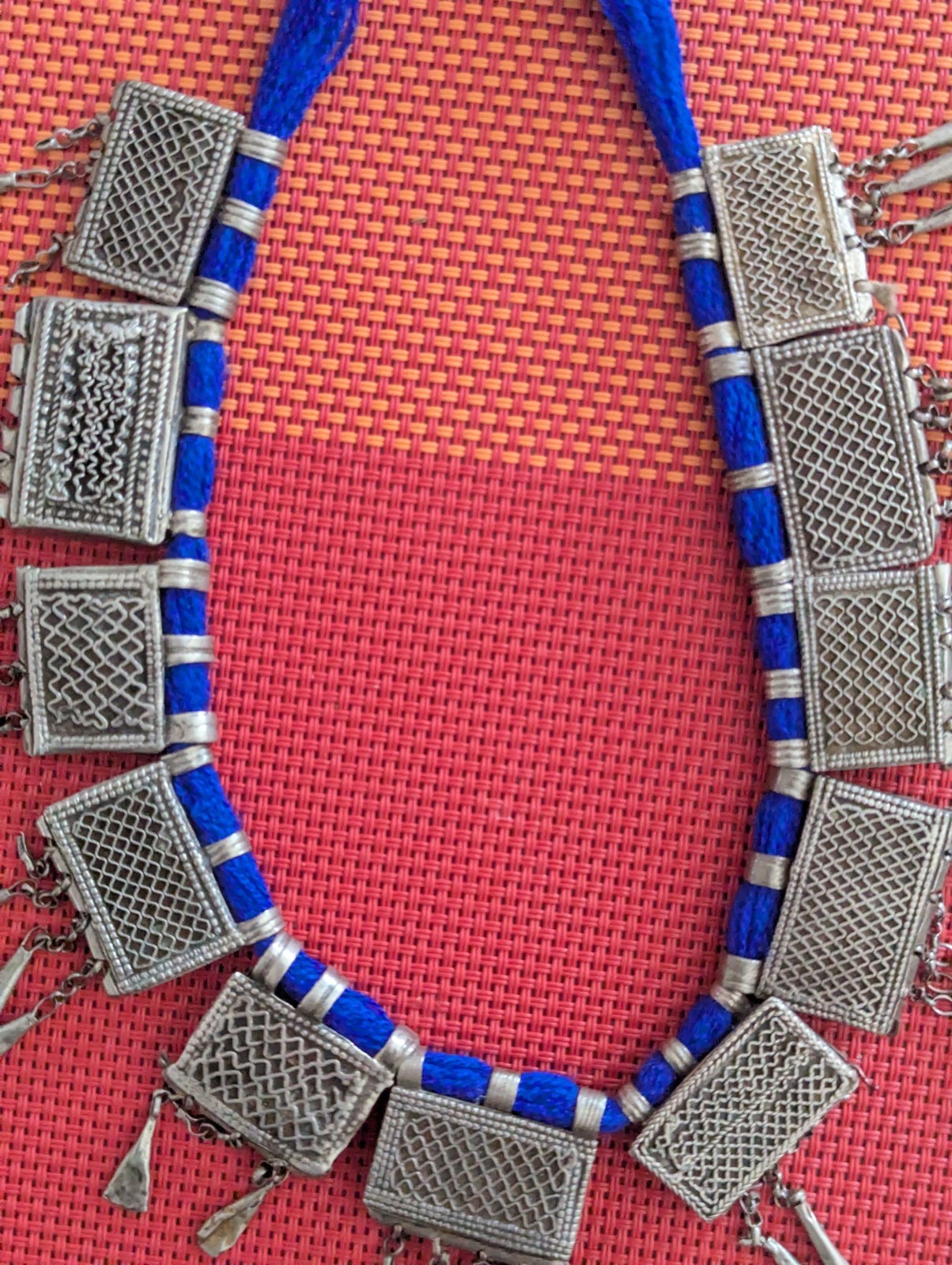 Antique Ethiopian Silver Telsum Box Pendant (1) Filigree Tribal Amulet Pendants