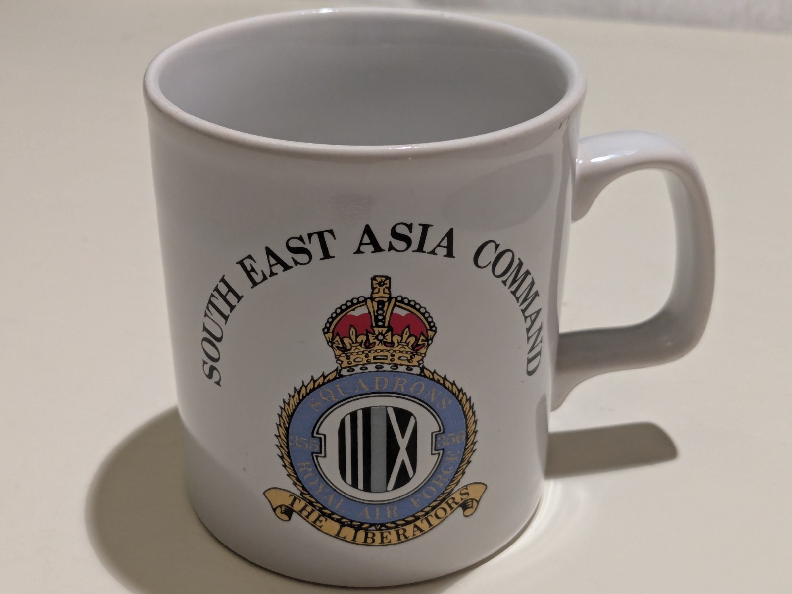 South East Asia Command Mug 355 356 Squadrons Royal Air Force The Liberators