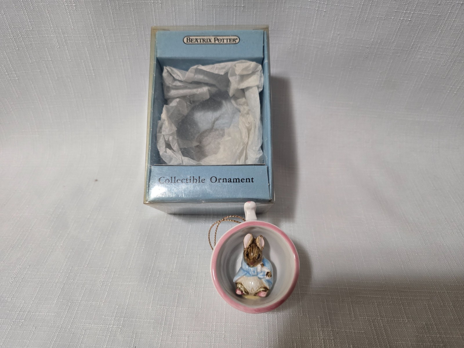 Schmid Beatrix Potter Peter Rabbit Cup Ornament