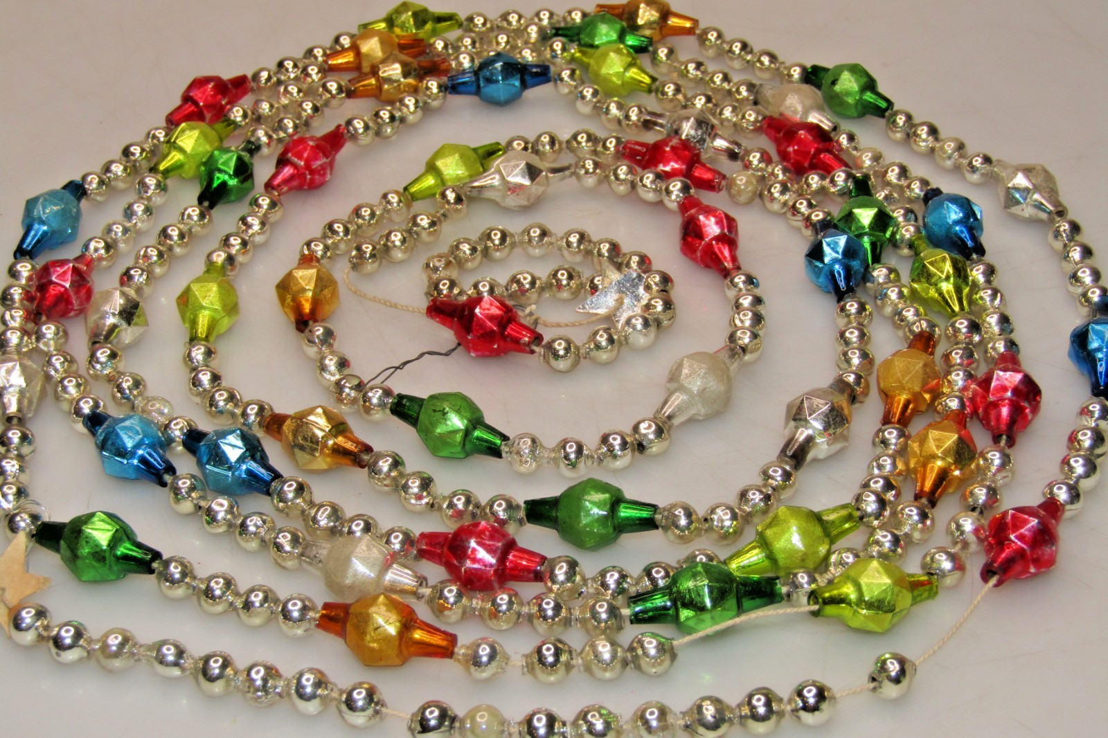 Vintage Glass DIAMOND CANDY Beads 120\