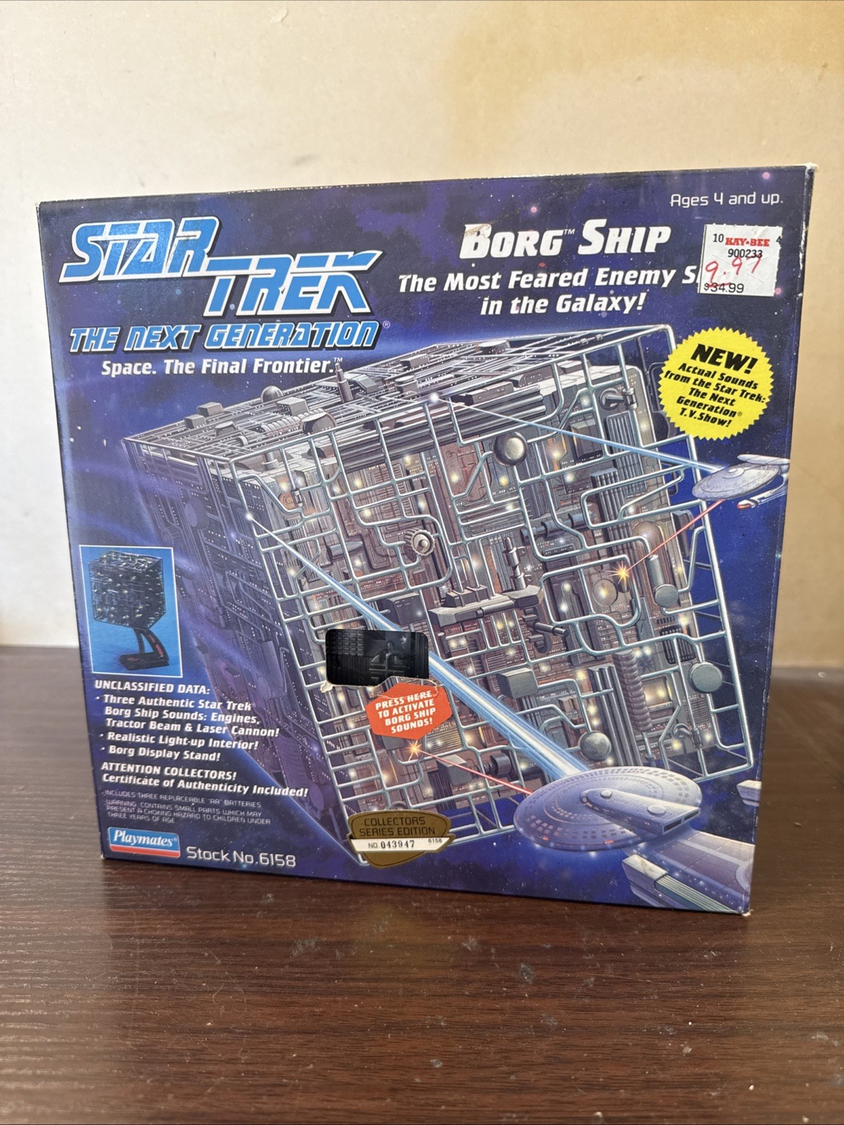 Star Trek The Next Generation BORG SHIP Cube 1994 Playmates Vintage NEW IN BOX Star Trek The Next Generation BORG SHIP Cube 1994 Playmates Vintage NEW IN BOX