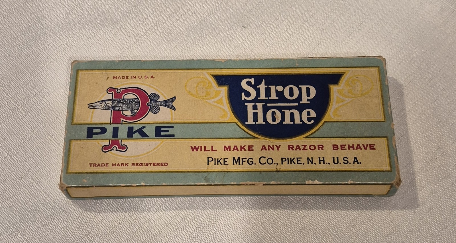 Vintage Pike Strop Hone Original Box VGC 