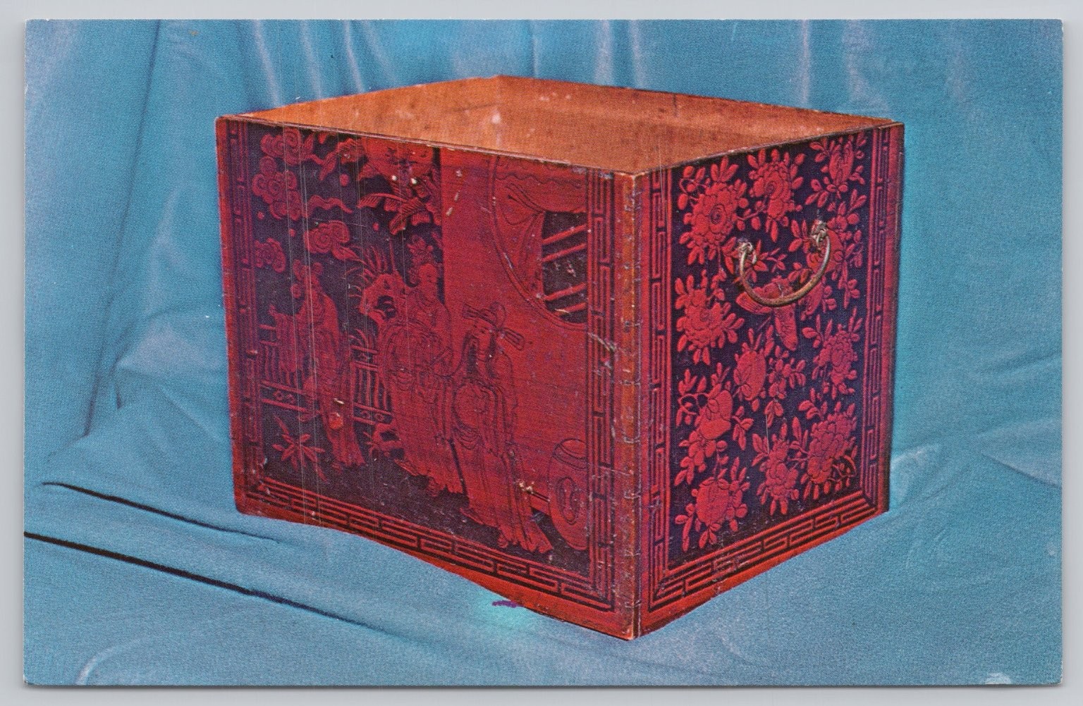 Boston Tea Party Tea Chest DAR Museum Washington DC Color King Postcard
