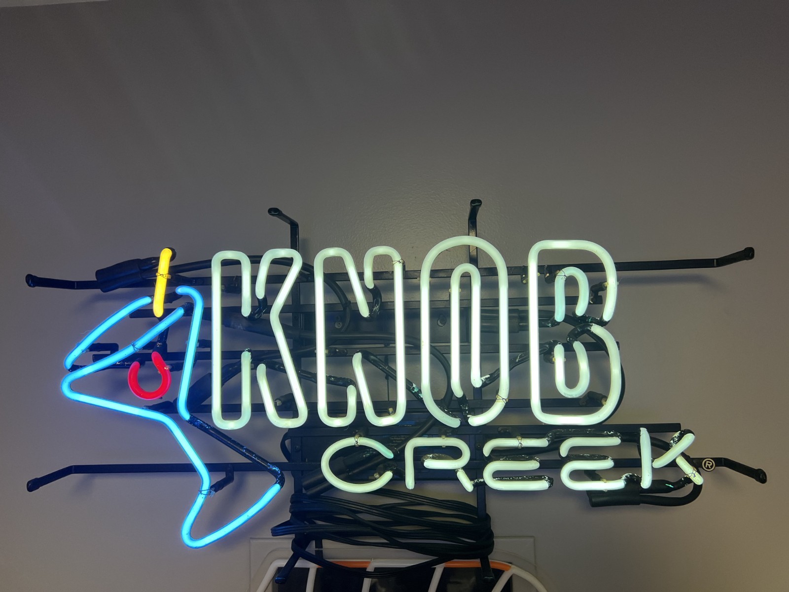 Knob Creek Bourbon Real Neon Sign — Large Format, Working
