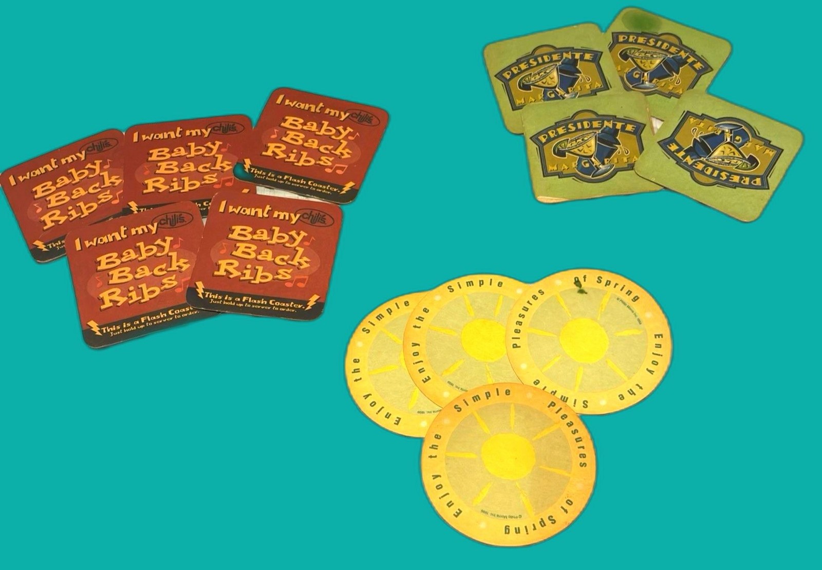 Lot of 13 Vintage Beer Pub Coasters Chili’s Restaurant Circa 1999 Lot of 13 Vintage Beer Pub Coasters Chili’s Restaurant Circa 1999