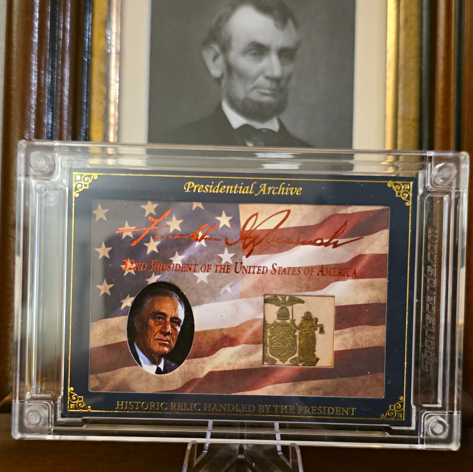 2025 A Word From POTUS Presidential Archive FDR PLATE MATCHED🔥 1/1 🔥 CASE HIT