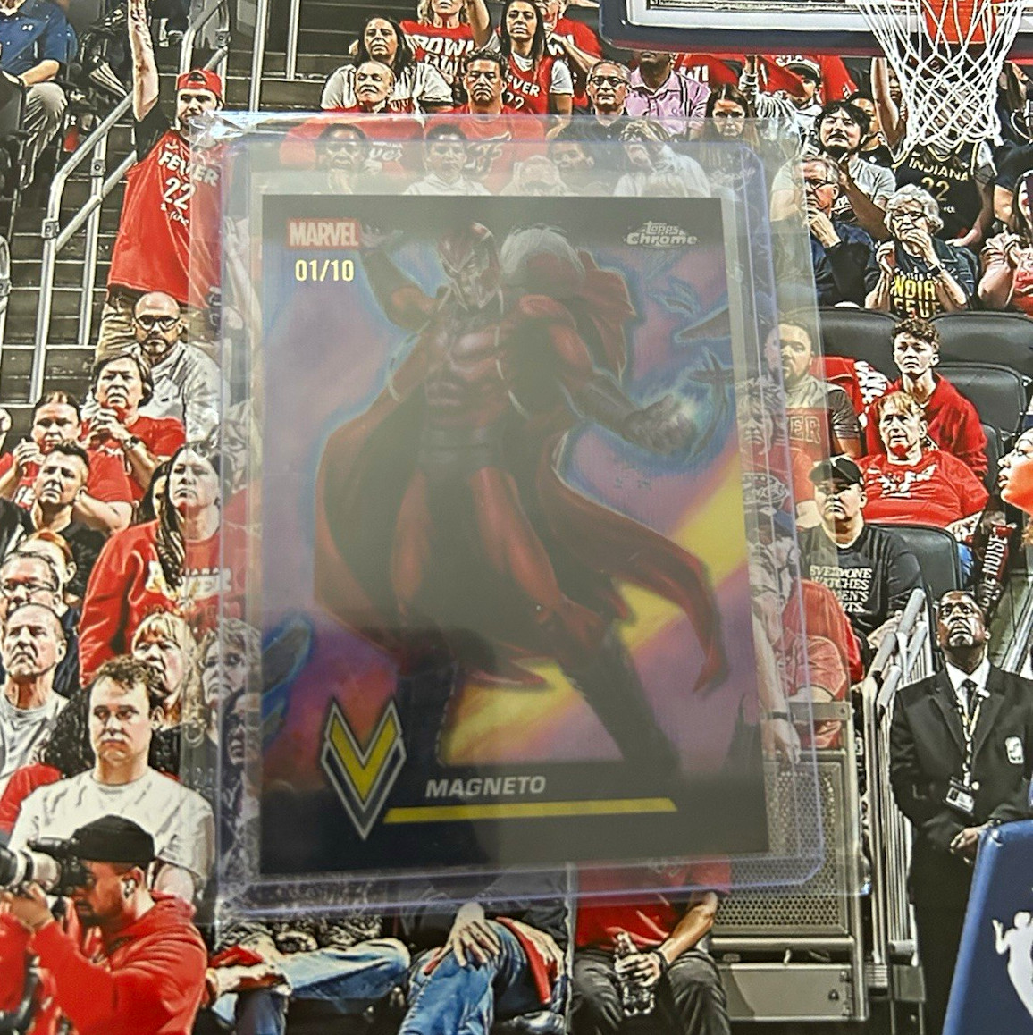 Topps 2026 Chrome Marvel Magneto Varied Visages VV-07 Serial 1/10 CASE HIT