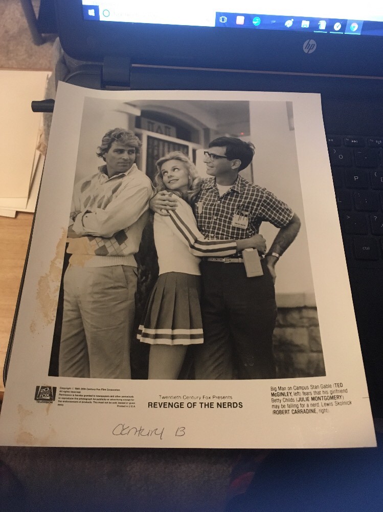 Press Photo; Ted McGinley, big man on Campus ( Has coffee stain) Press Photo; Ted McGinley, big man on Campus ( Has coffee stain)
