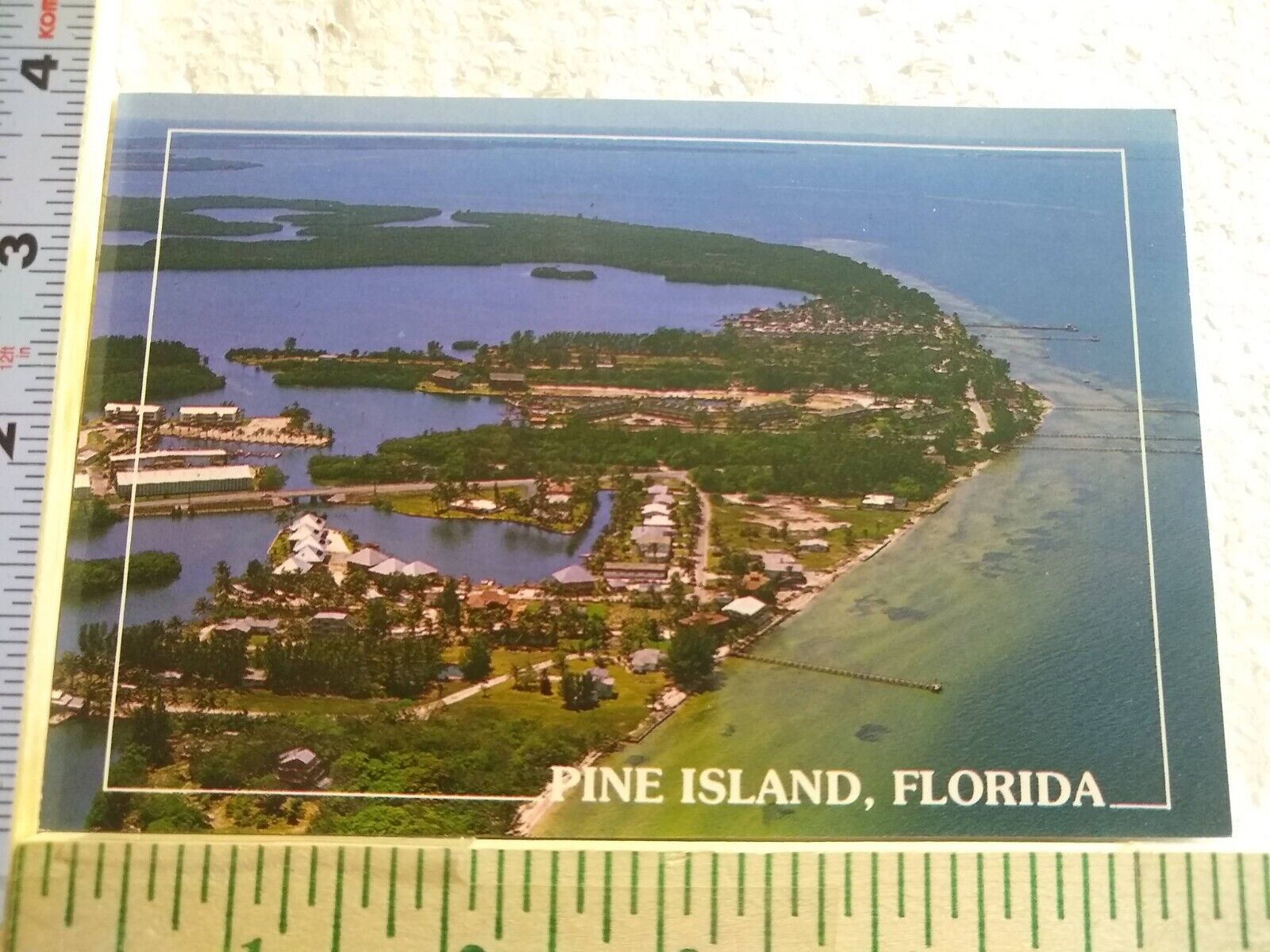 Postcard Aerial View of Pine Island Florida USA