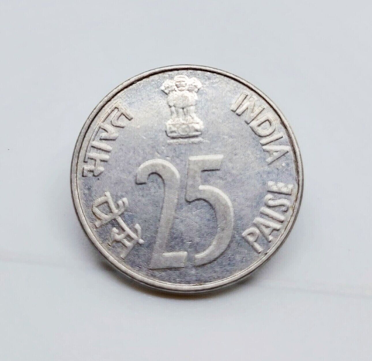 Indian 25 Paise Coin 1989 Year 100% Original