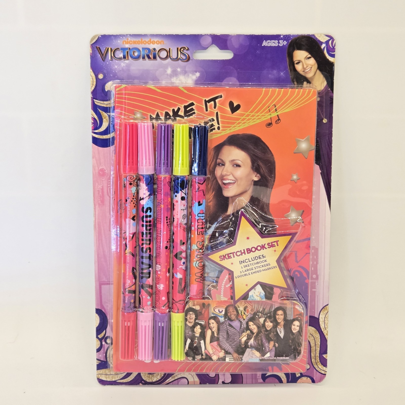 Nickelodeon Victorious Make It Shine Sketch Book Set 2012 NEW SEALED NOS