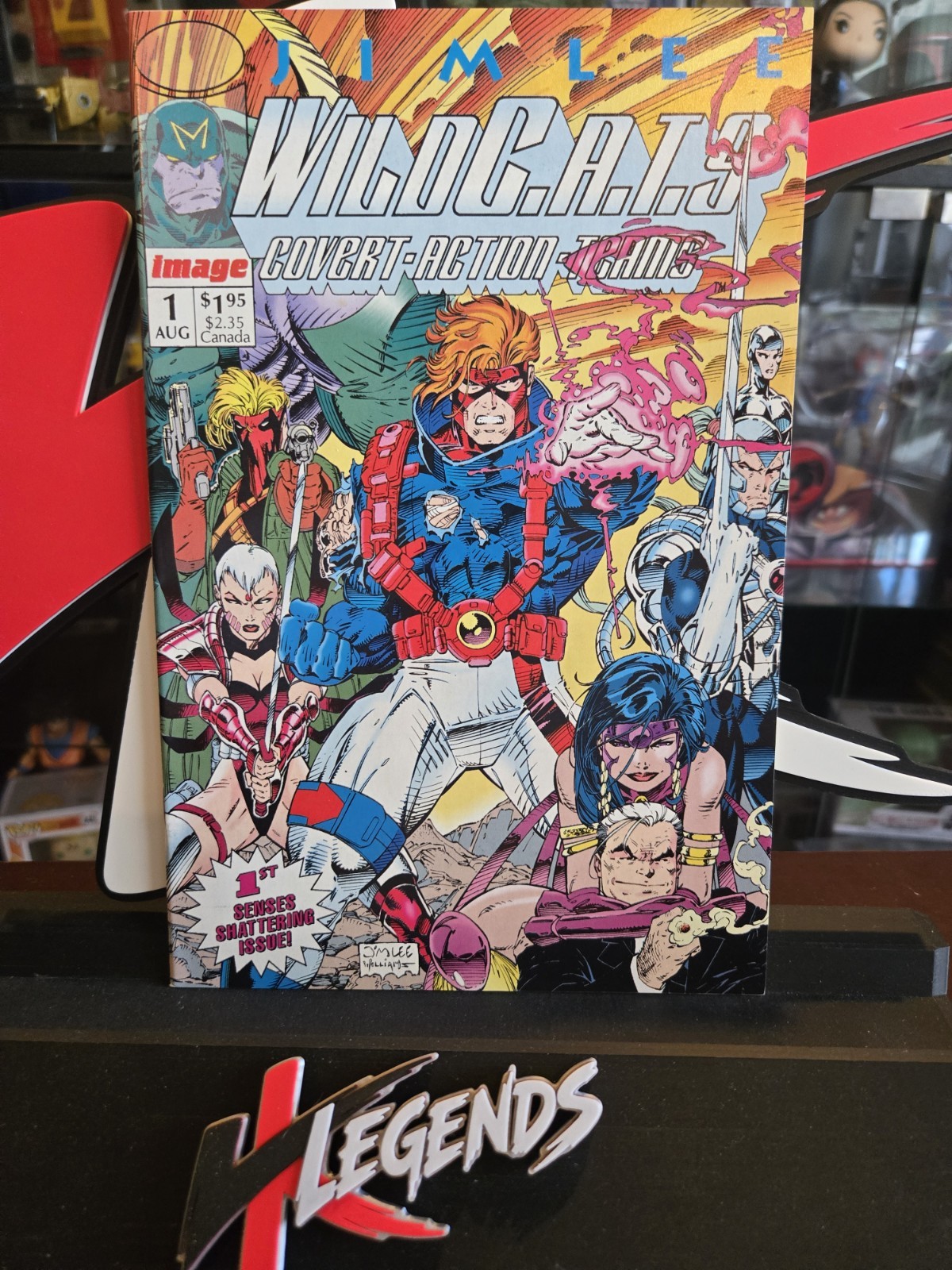 WILDC.A.TS. #1 (Image 1992) Jim Lee 1st Team App of WildC.A.T.S. 🔑 (B04) WILDC.A.TS. #1 (Image 1992) Jim Lee 1st Team App of WildC.A.T.S. 🔑 (B04)