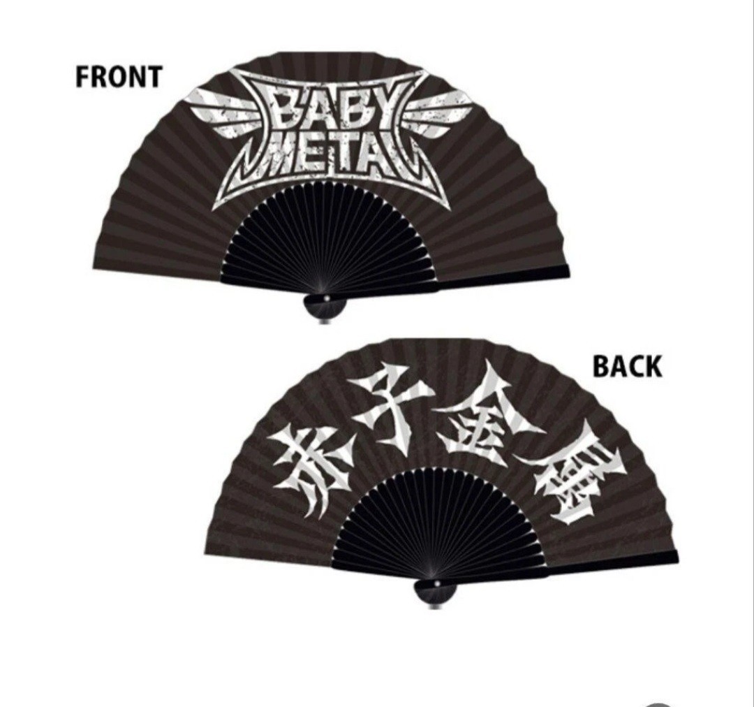 BABYMETAL Baby Metal  folding fan new sealed