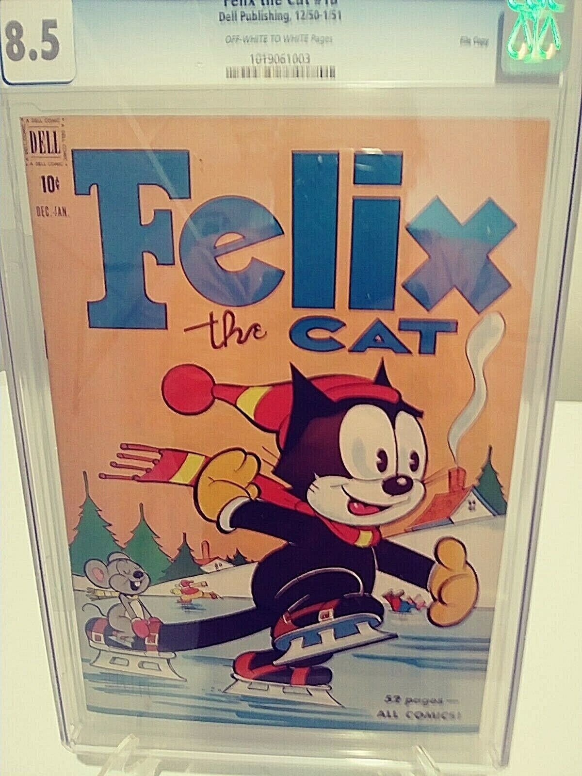 FELIX The CAT #18 CGC 8.5 - DELL Publishing 12/1950-1/1951 file copy 