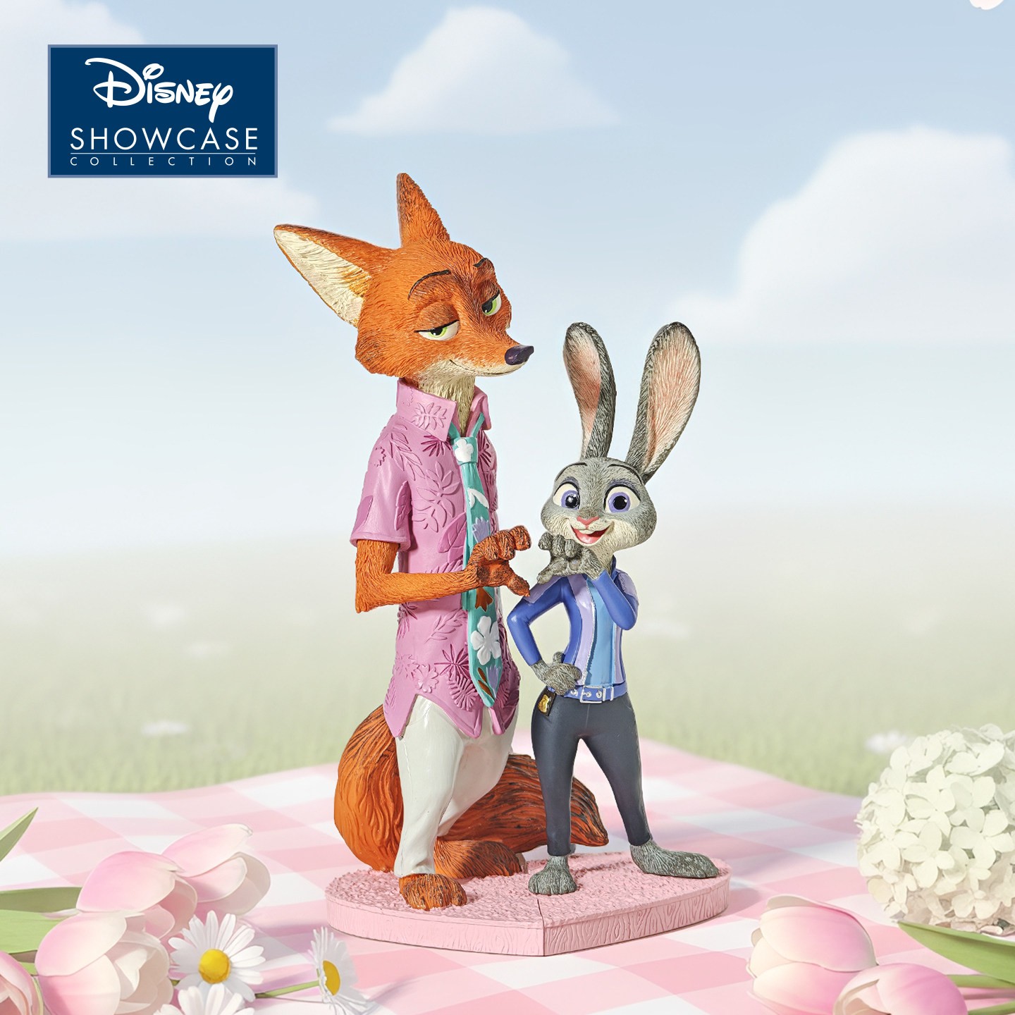 Disney Zootopia 2 Judy And Nick Heart Pose Figurine Shanghai Disneyland Hot