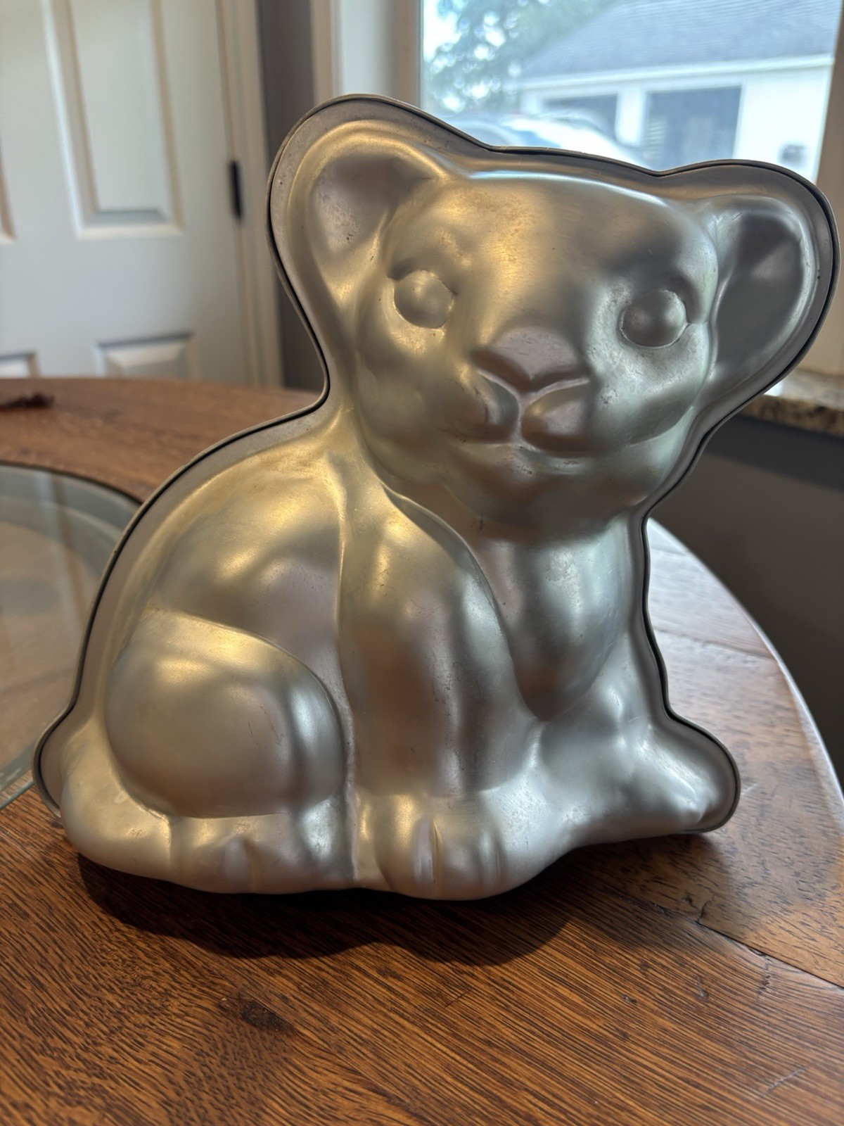 Vintage Wilton 1974 Stand Up Lion Cub Aluminum Cake Pan