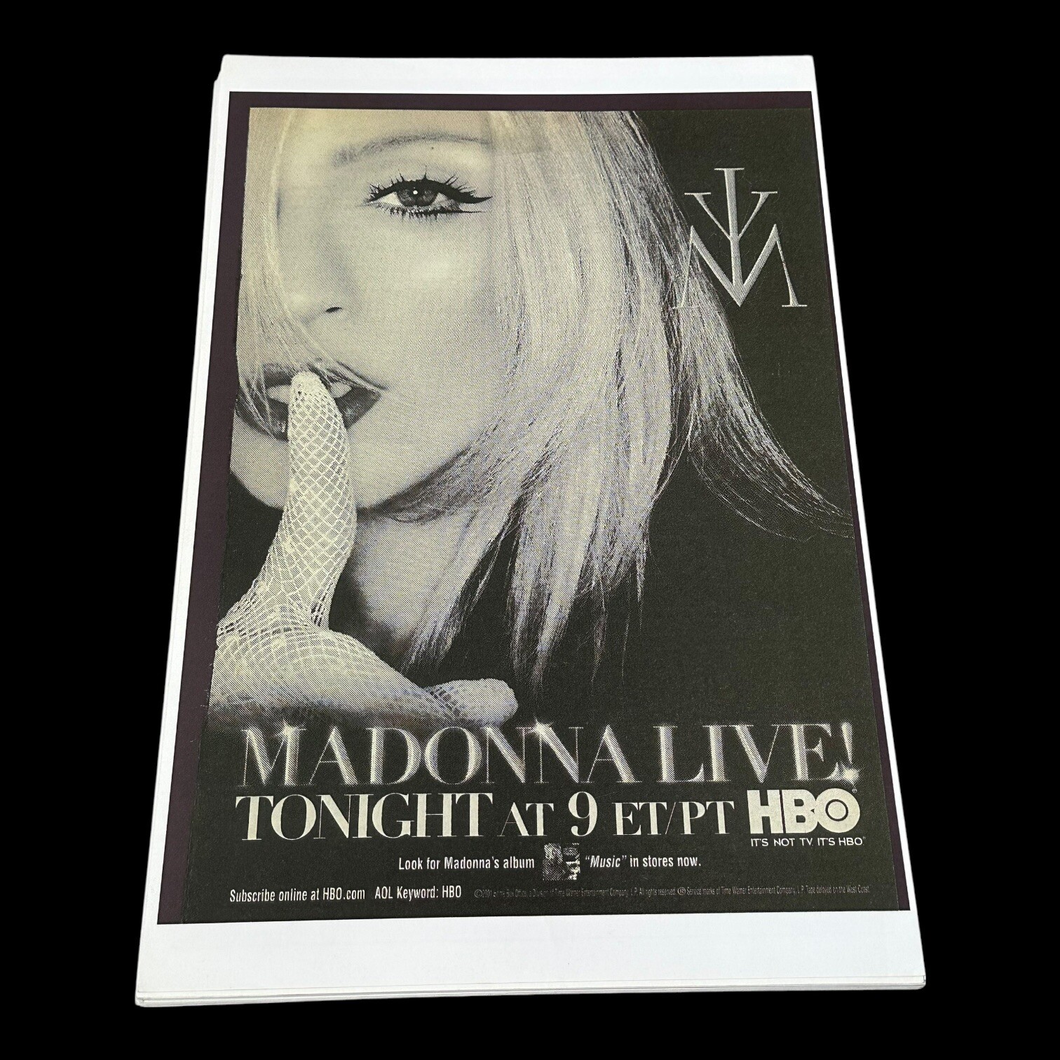 Madonna Live HBO Poster 11 x 17 Madonna Live HBO Poster 11 x 17