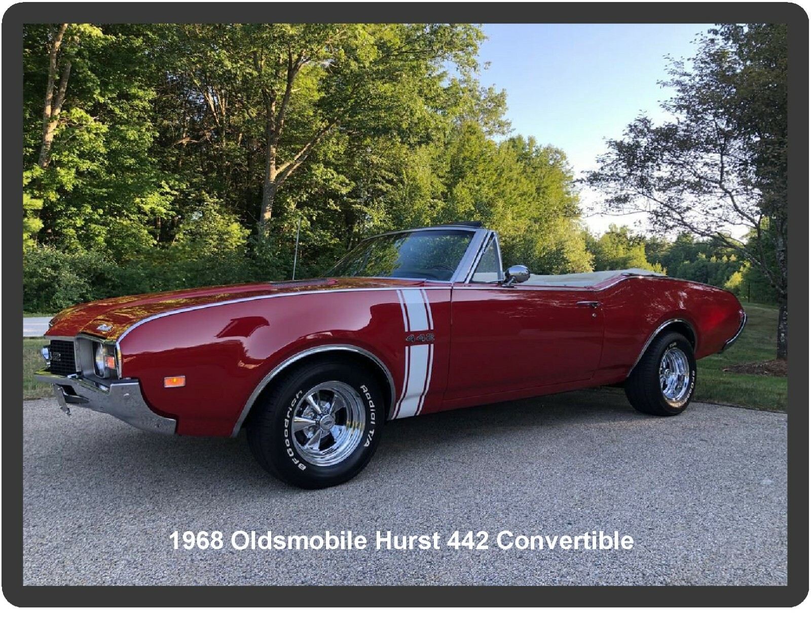 1968 Oldsmobile Hurst Convertible Refrigerator / Tool Box  Magnet