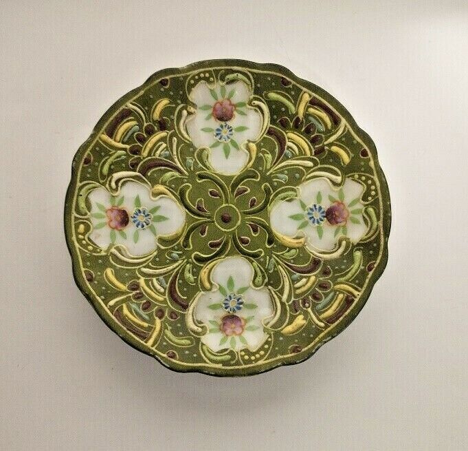 Vtg Decorative Plate Ardalt Japan Lenwile China Hand-Painted 3.75” 6326 Floral