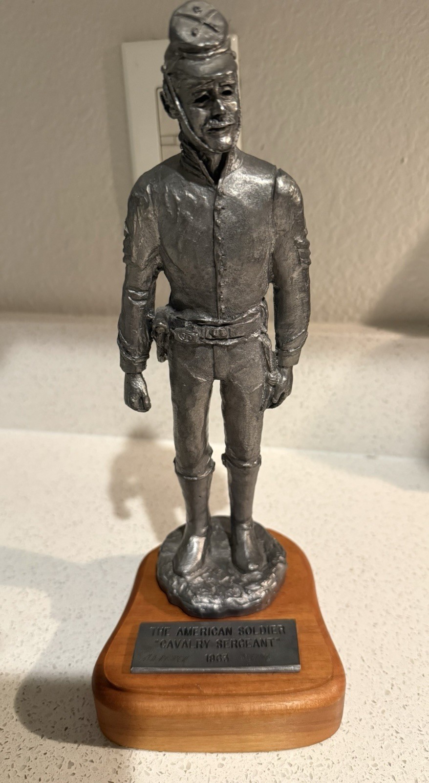 Michael Ricker Pewter Statue #783- The American Soldier “Cavalry Sergeant” 1863 Michael Ricker Pewter Statue #783- The American Soldier “Cavalry Sergeant” 1863