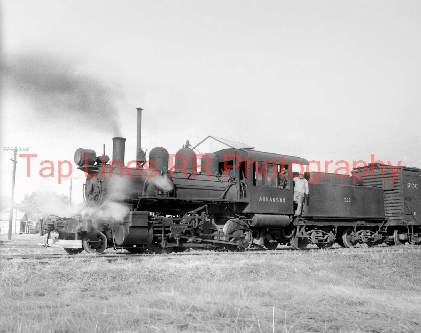 Arkansas RR #300 2-6-0 Star City AR circa 1949 ALCO Cooke #65200 NEW 8x10 PHOTO