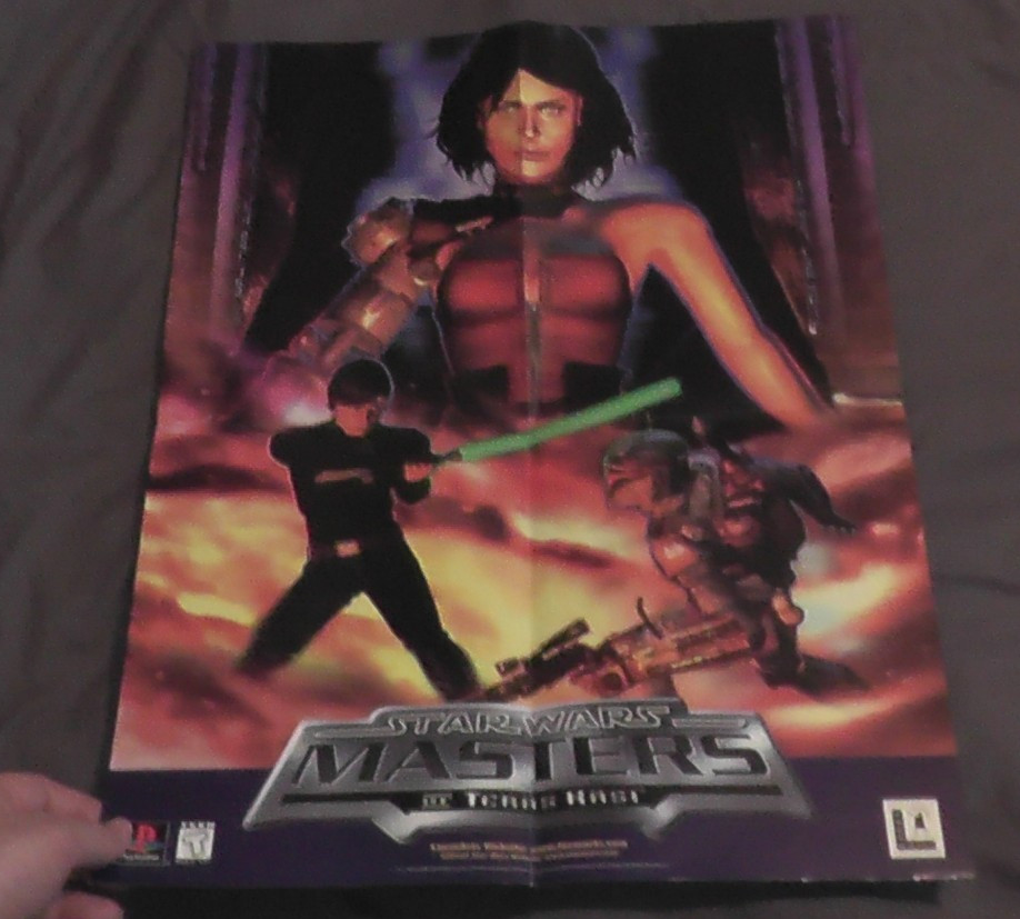 star wars masters teras kasi poster double sided