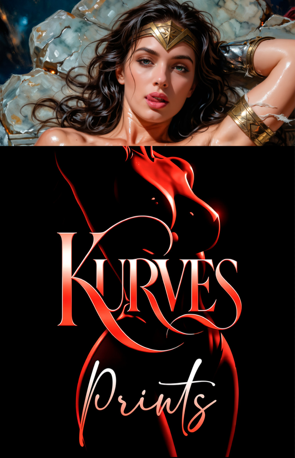 WONDER WOMAN V6 BATTLE WORN | VIRGIN NOTI | SINGLE COVER PRINT | KURVES COMICS