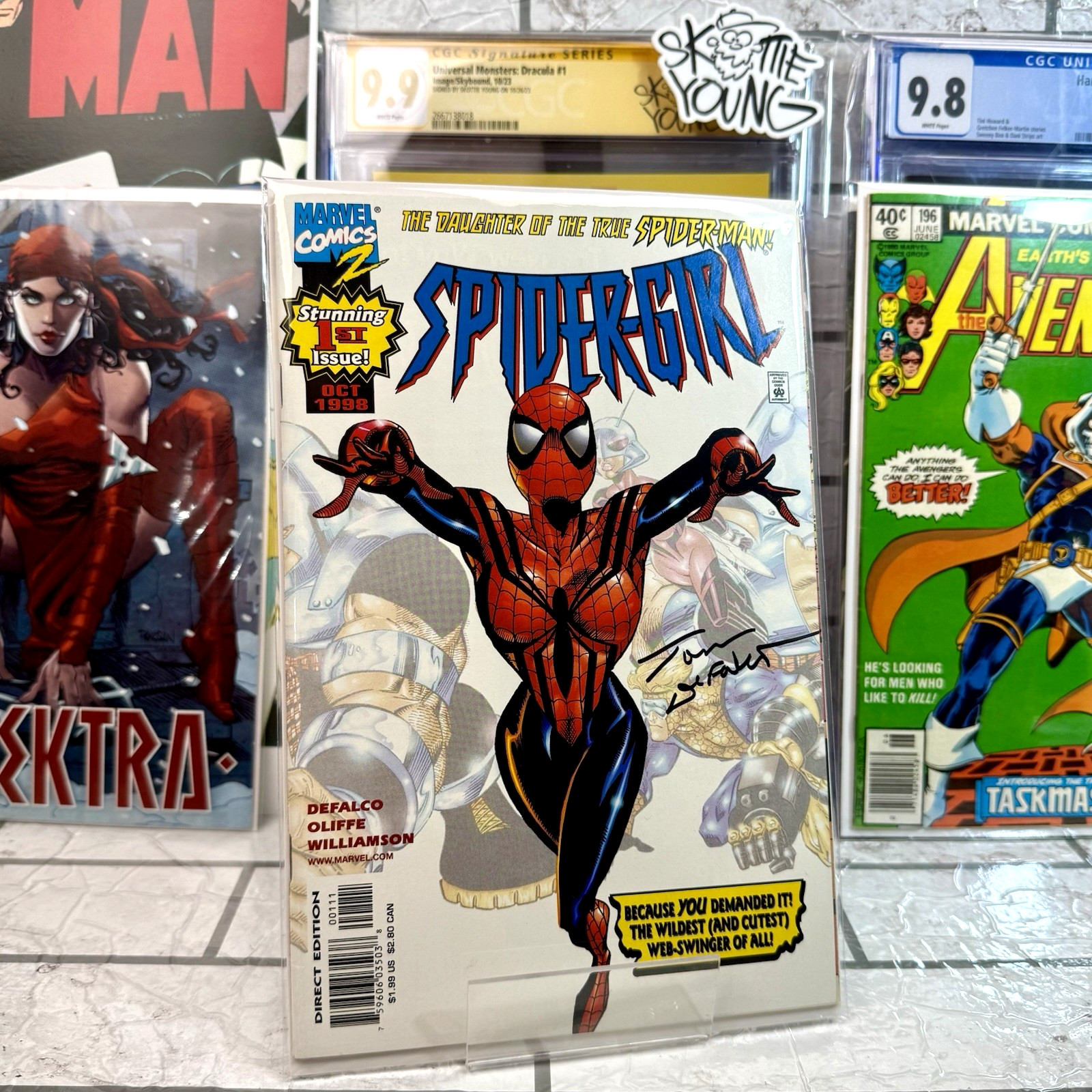 Spider-Girl #1 (1998) SIGNED by Tom DeFalco *HIGH GRADE