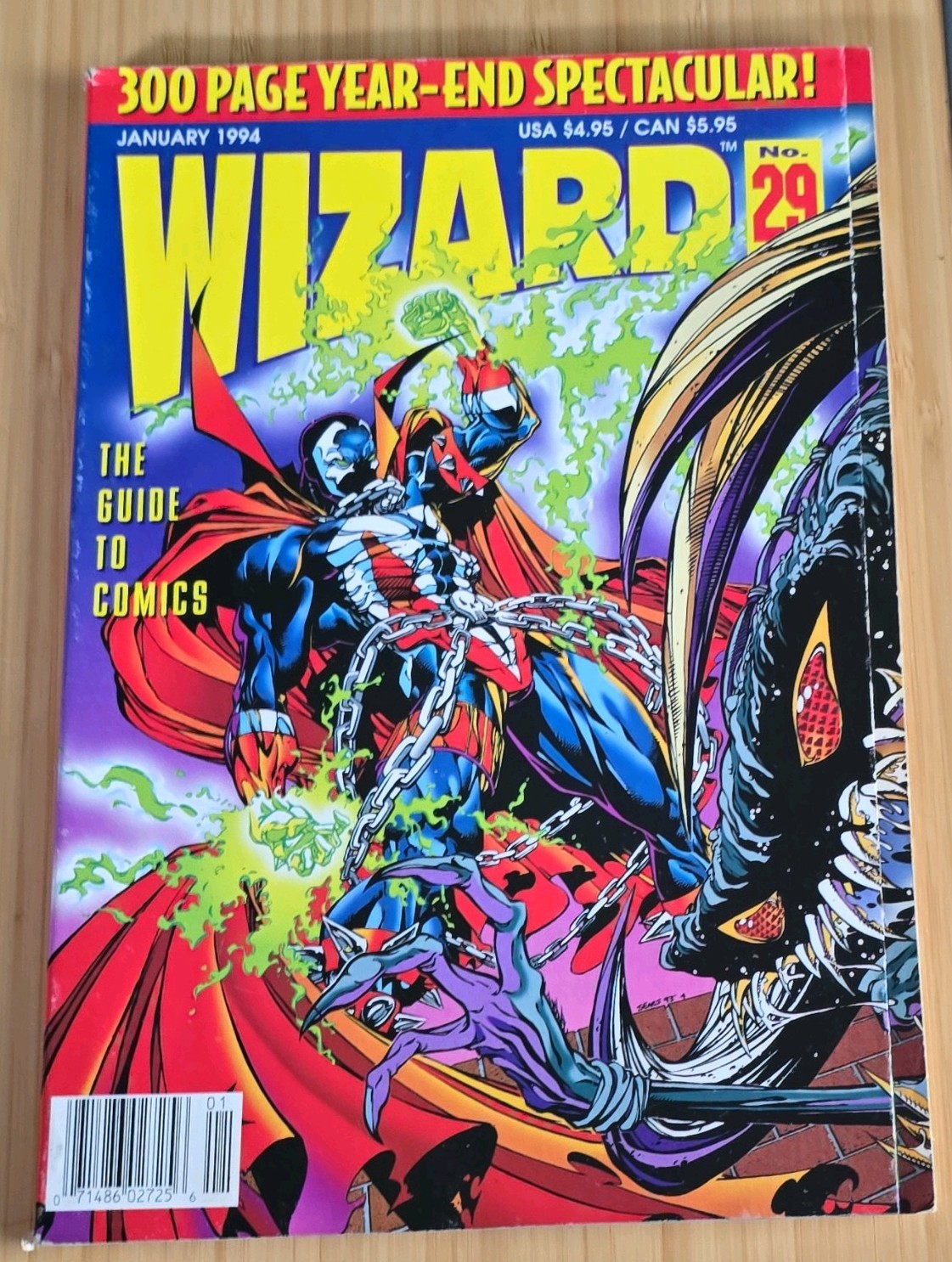 1994 WIZARD Magazine #29 - Guide To Comics-300 Pg YEAR-END SPECTACULAR-POSTER