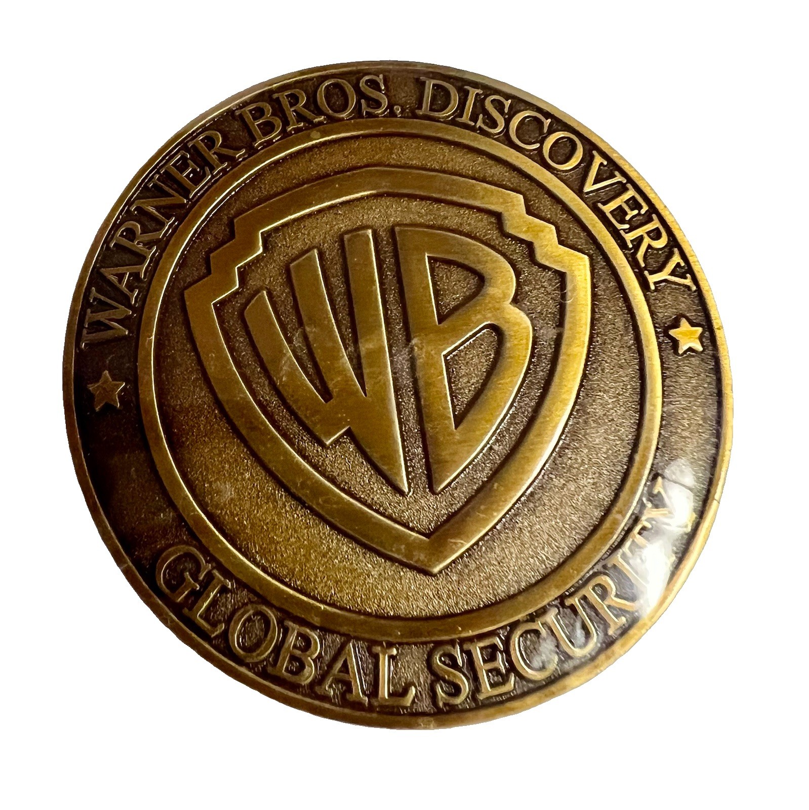 VERY RARE Warner Bros. Discovery Global Security Challenge Coin WBD Collectible