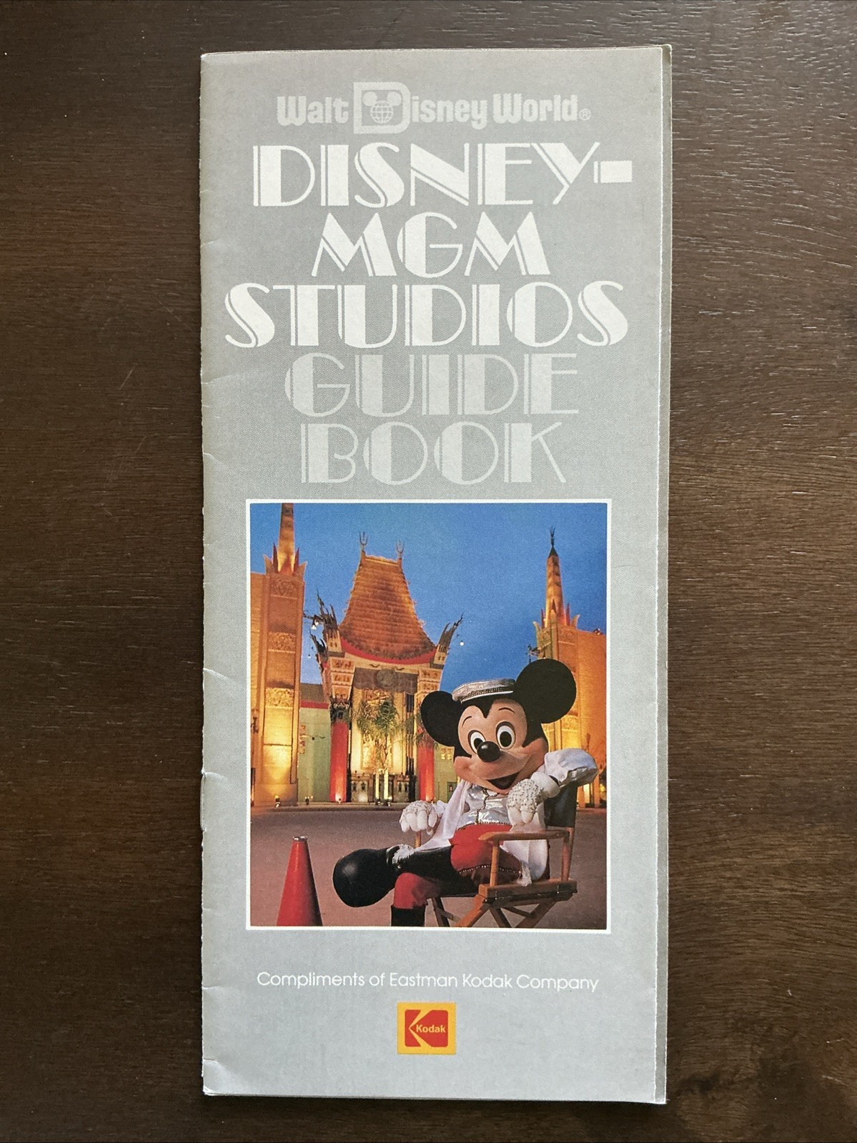 Vintage Disney MGM Studios Guide Book Pamphlet 1989 Walt Disney World