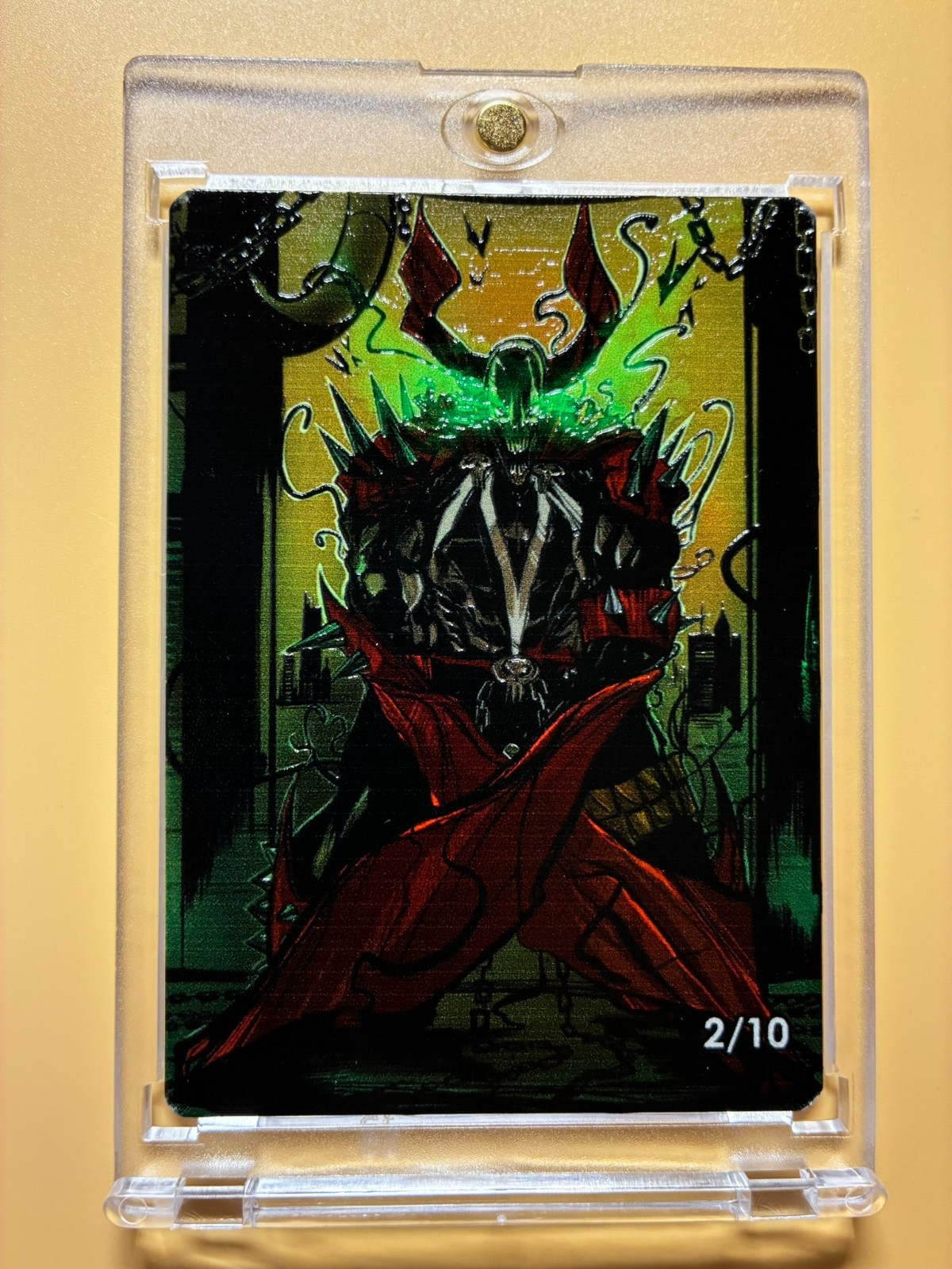GORKEM DEMIR VENOMIZED SPAWN GLOW IN THE DARK METAL LIMITED TO 10
