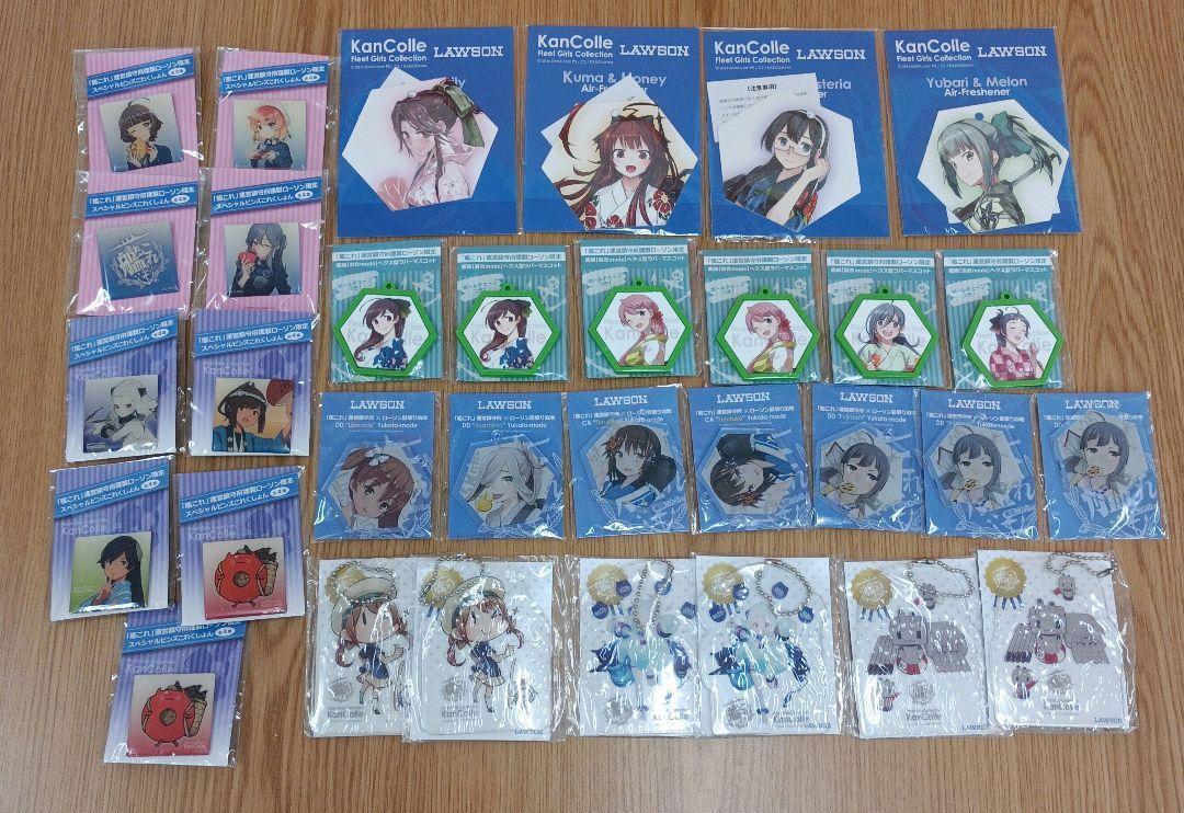 Kantai Collection Kancolle Goods Lots of pins, acrylic charms, etc.