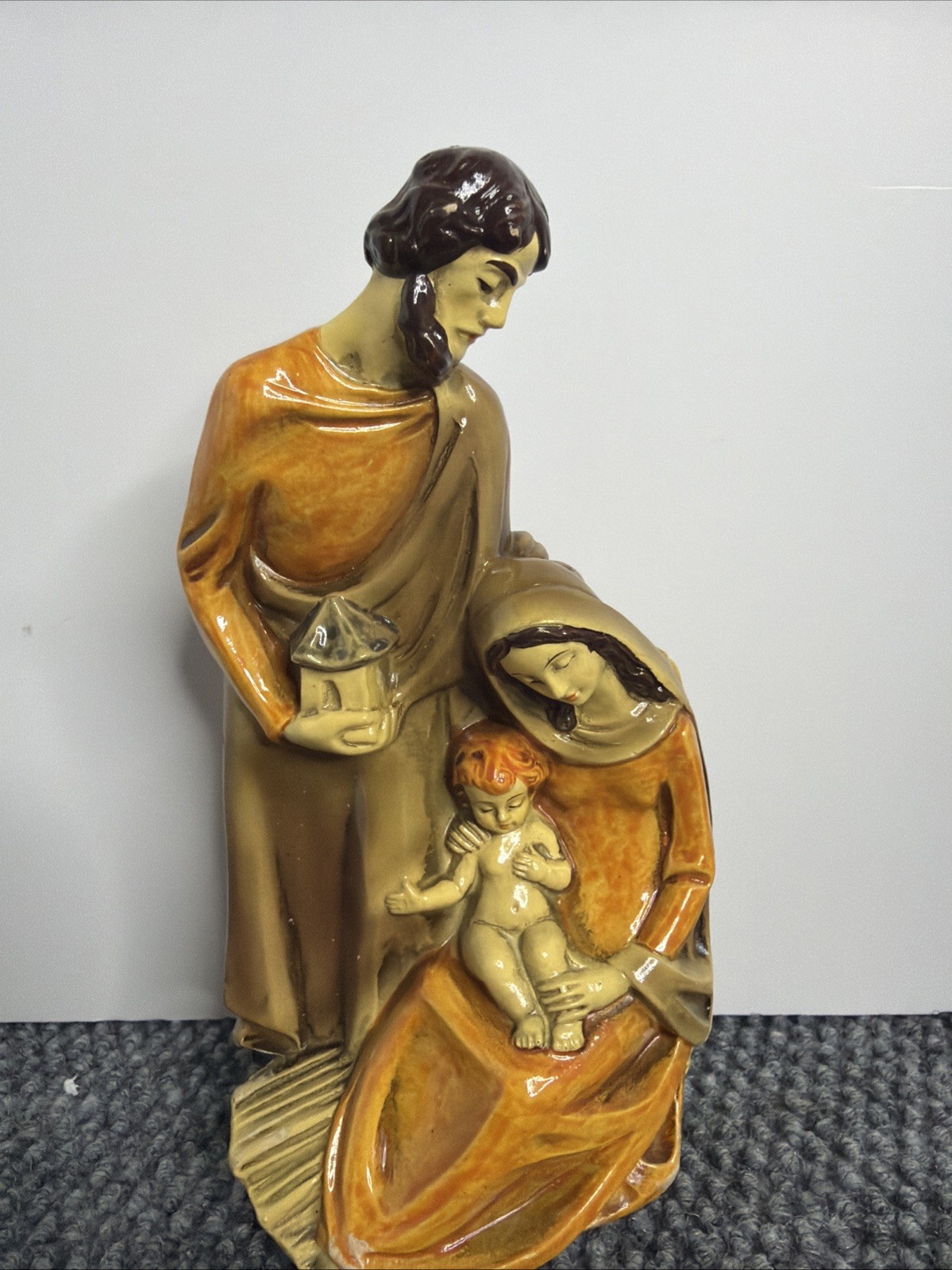 Vintage Parma by AAI Japan Holy Family Nativity Figurine MCM Ceramic 1960s