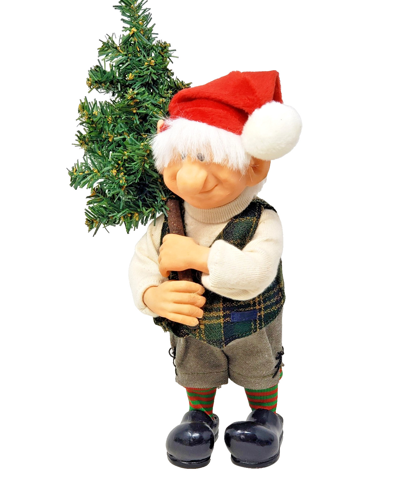 Zims The Elves Themselves Archie With Christmas Tree Elf Figurine 2001
