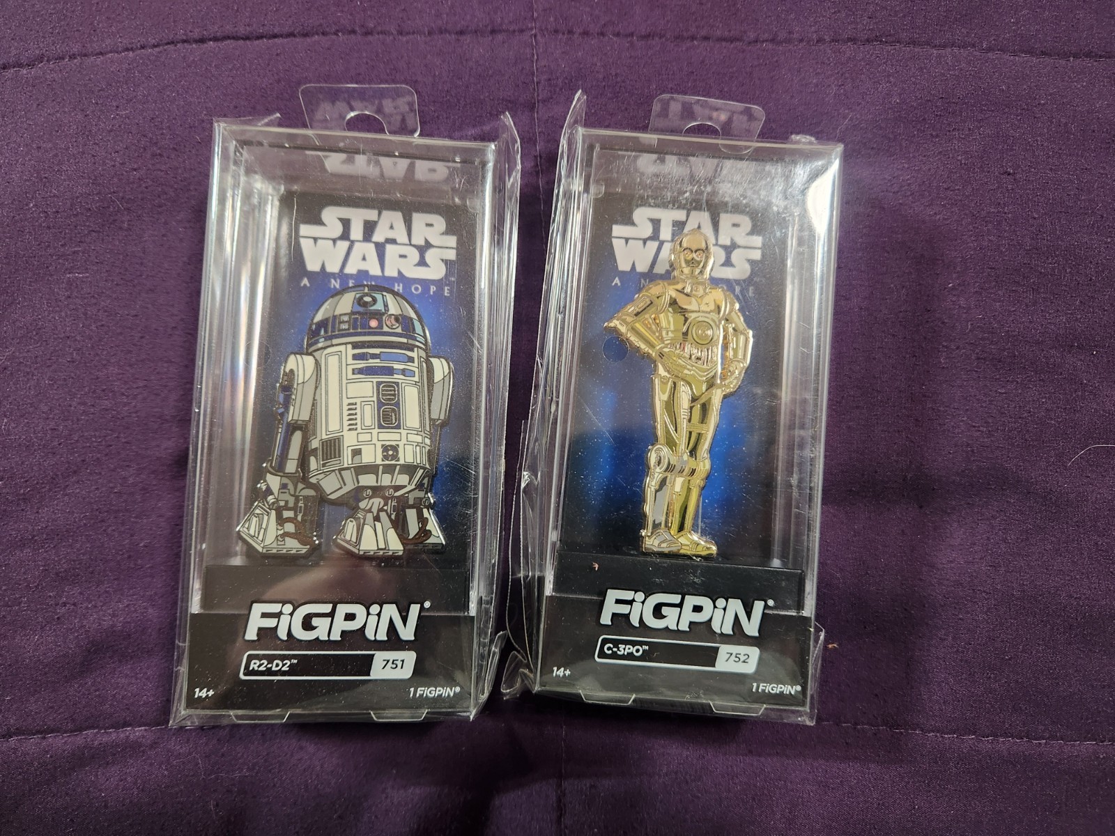 Star Wars FigPin Set – R2-D2 #751 & C-3PO #752 – Brand New, Unopened, Unscanned Star Wars FigPin Set – R2-D2 #751 & C-3PO #752 – Brand New, Unopened, Unscanned