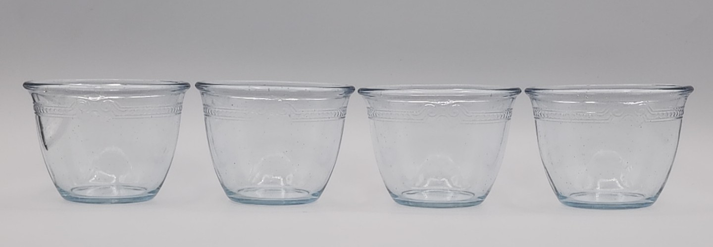 Fire King Ovenware Philbe Blue Sapphire Custard Cups 2 1/2