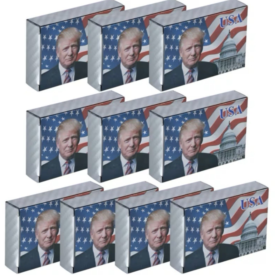 Funny 10 Piece Decks Set Trump President Poker Gag Gift Playing Cards Bulk