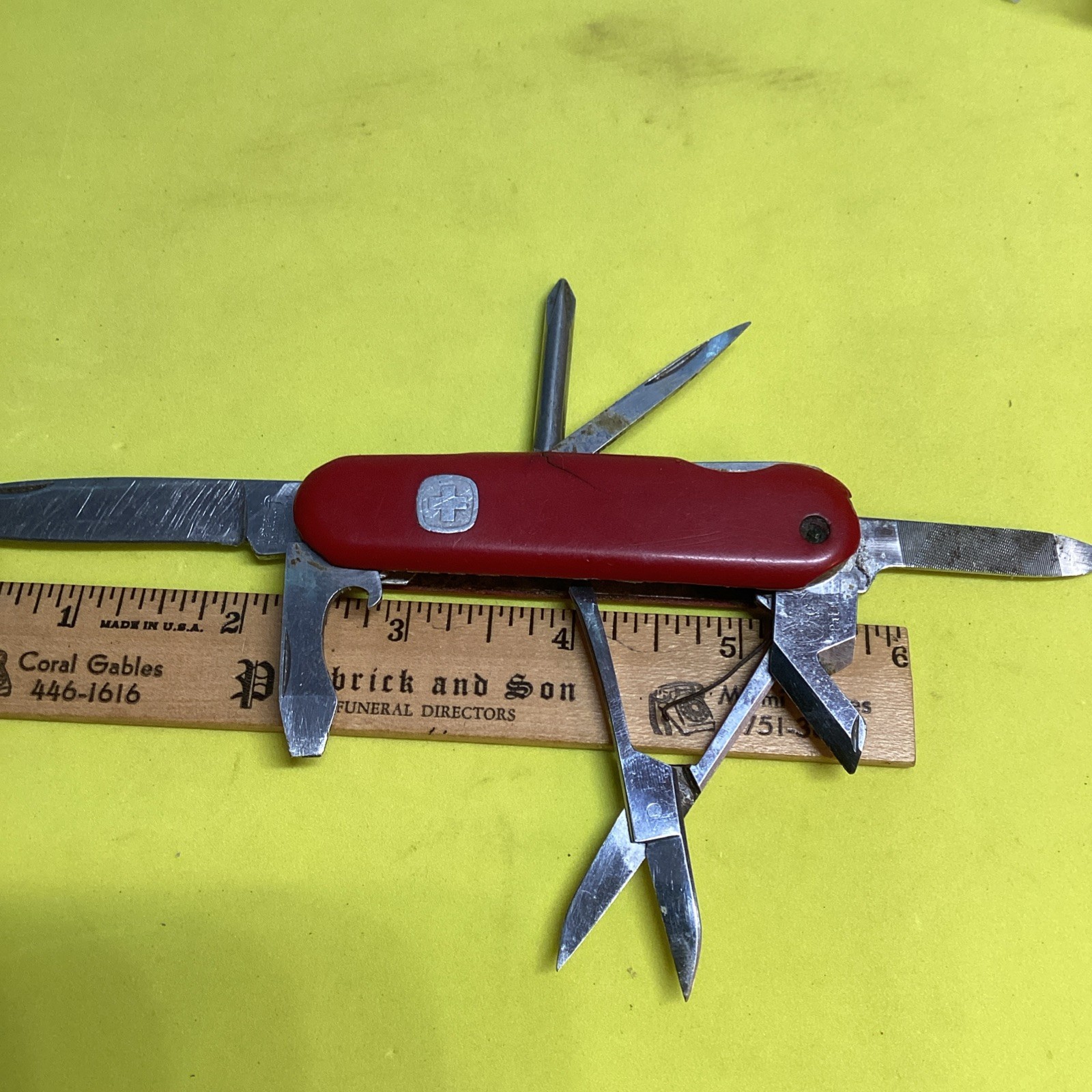 Vintage Wenger Delemont Swiss Army knife