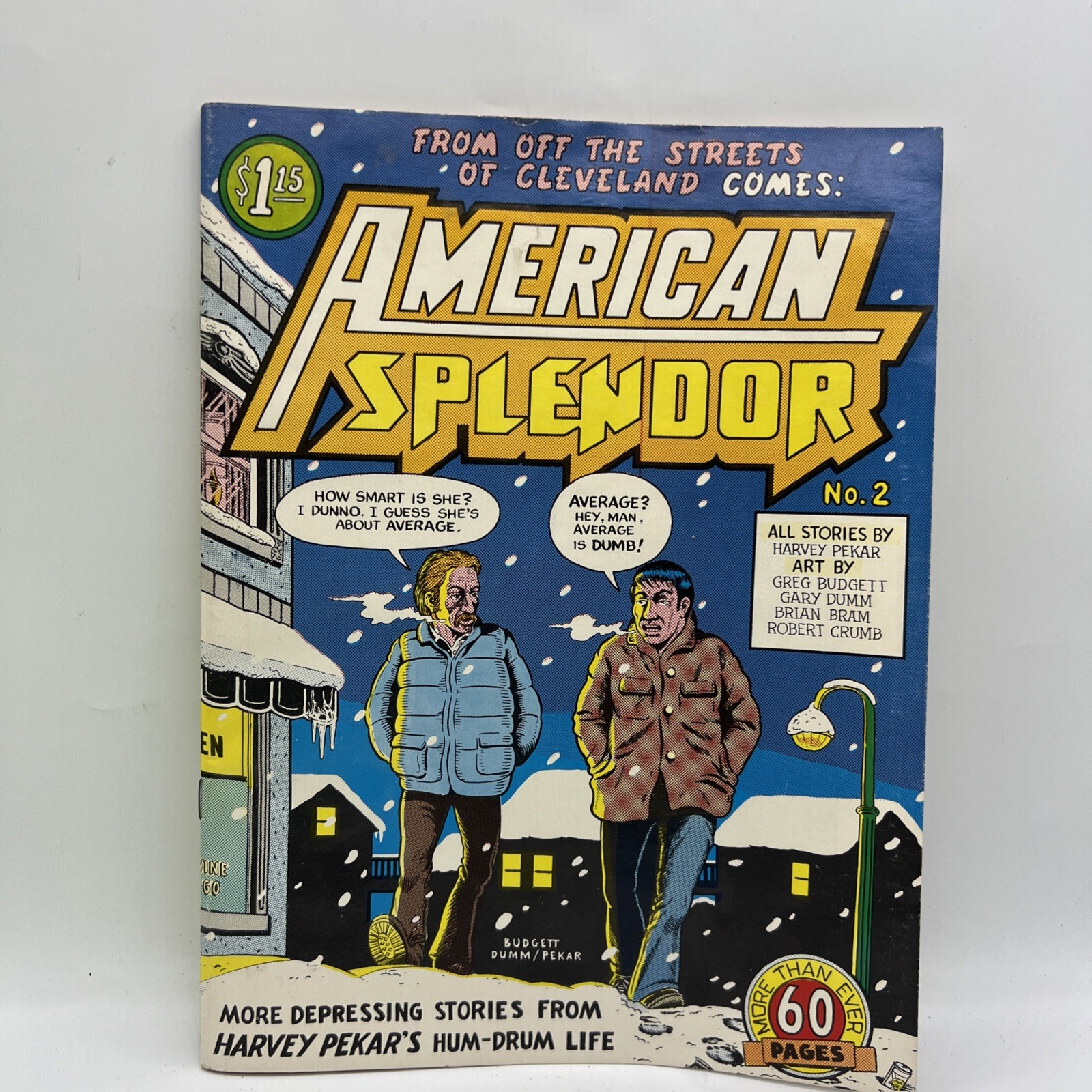 American Splendor #2 Harvey Pekar Comic 1st Print