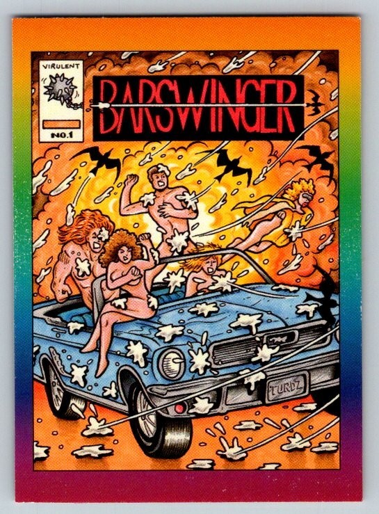 BARSWINGER #1 Defective Comics Trading Card 1993 Active Marketing B74