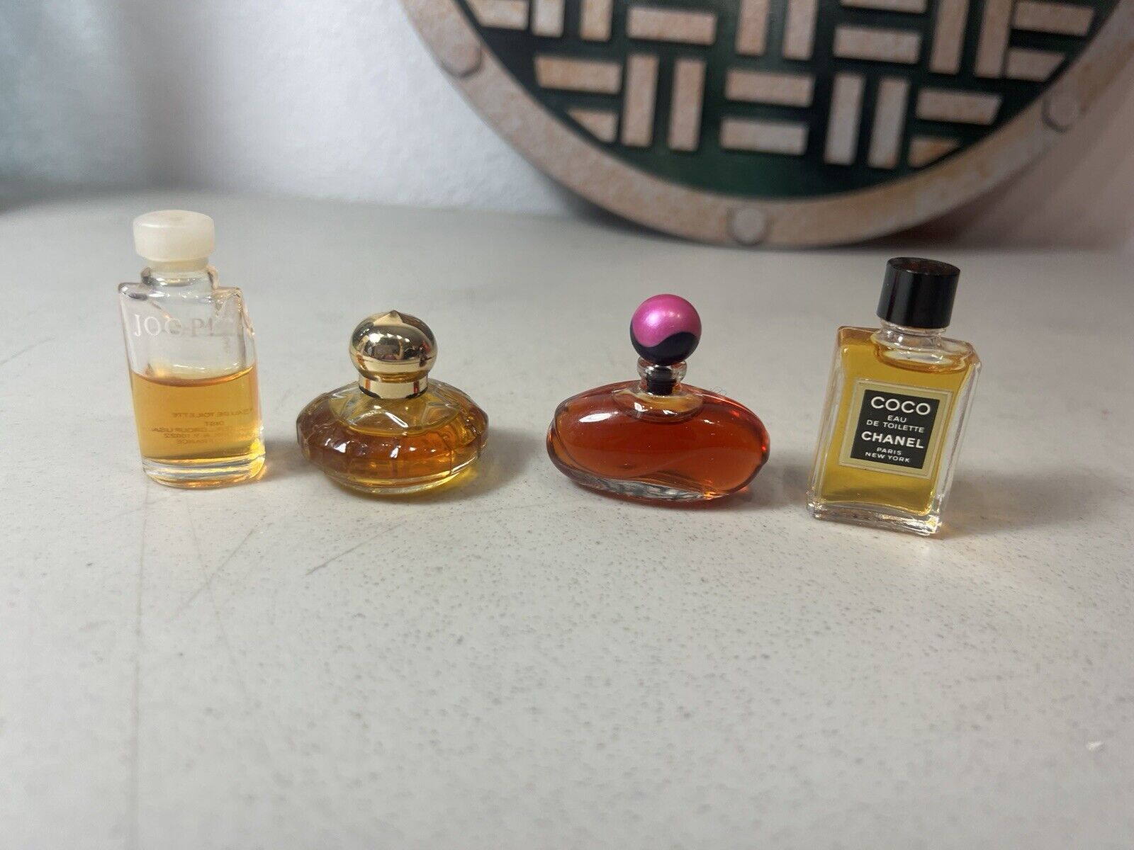 Vintage Miniature Mini Perfume Bottles Lot of 4 Chanel, Loop, Avon & Chopard