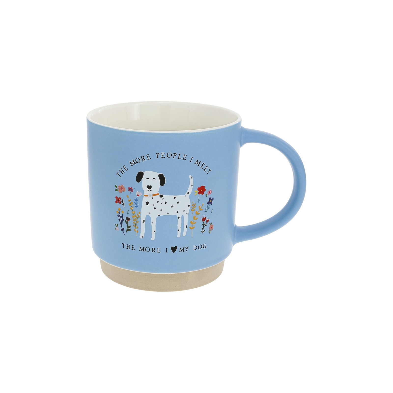 Pavilion My Dog 18oz Coffee Mug Floral Dalmatian Dog Lover Parent Drinkware