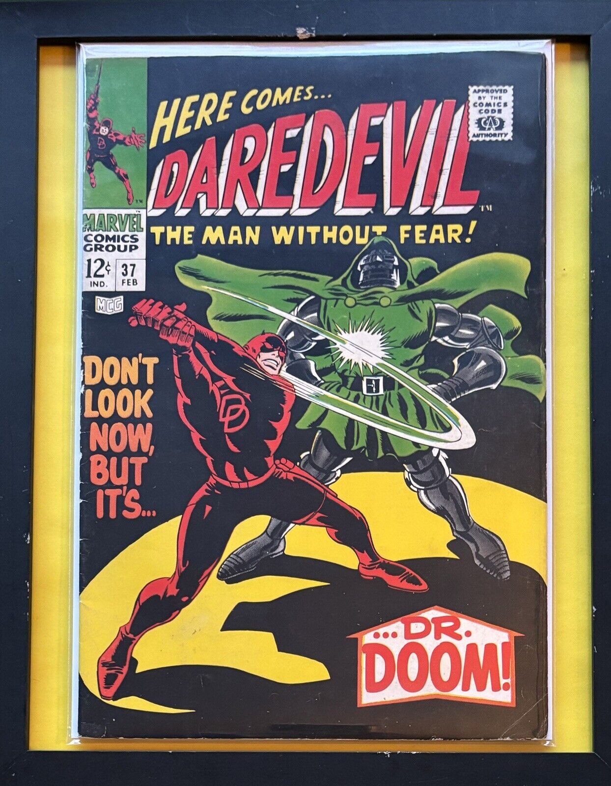 Daredevil 37 Marvel 1968  Stan Lee Gene Colan Dr. Doom Appearance/VG/4.0 👀👀