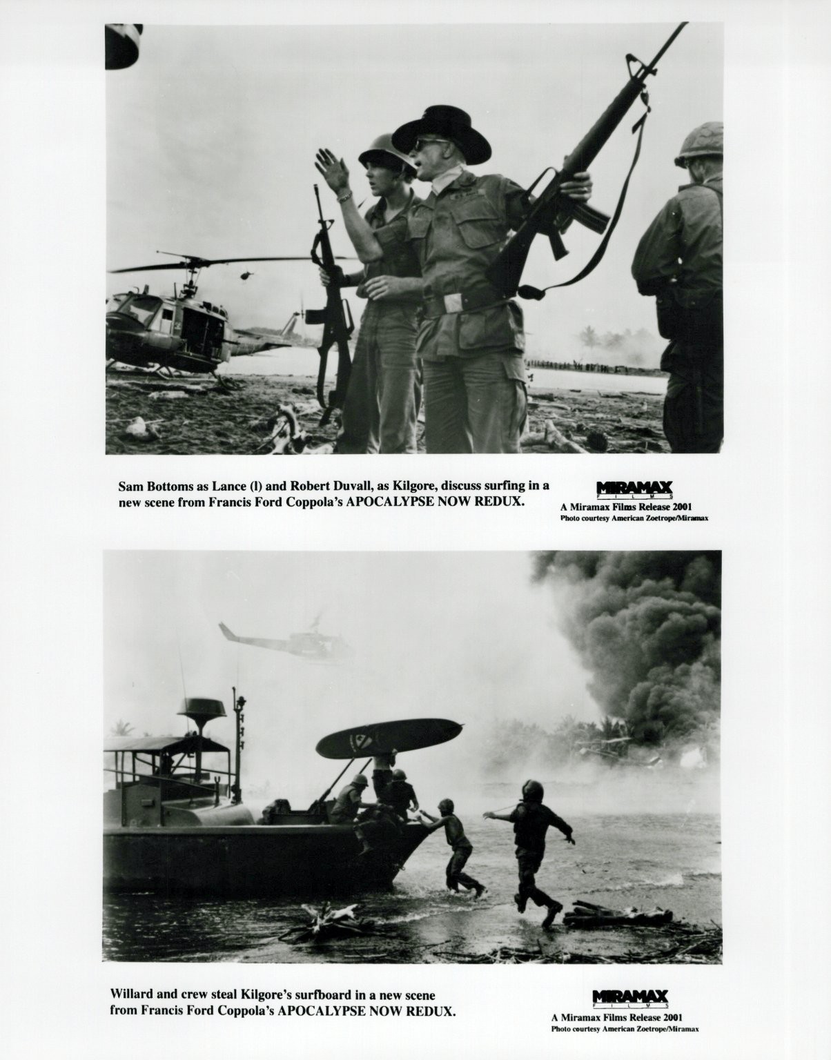 Apocalypse Now Redux 2001 Robert Duvall Movie Still Press Photo Film Promo